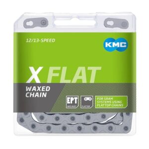Cadena KMC 12v XFLAT Chain Go WAX EPT (Anti-oxido) 126E