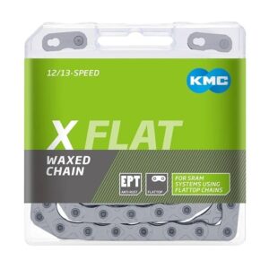 Cadena KMC 12v XFLAT Chain Go WAX EPT (Anti-oxido) 126E