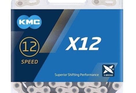 Cadena KMC 12v X12 Plata 126E