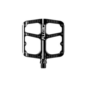 DEITY-FLATTRAK-PEDAL-BLACK-ONWHITE Pedales Deity Flat Trak Negro